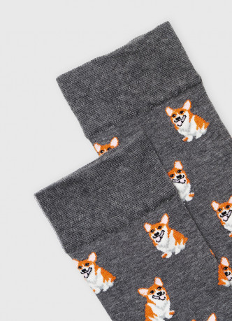 Носки с жаккардовым рисунком