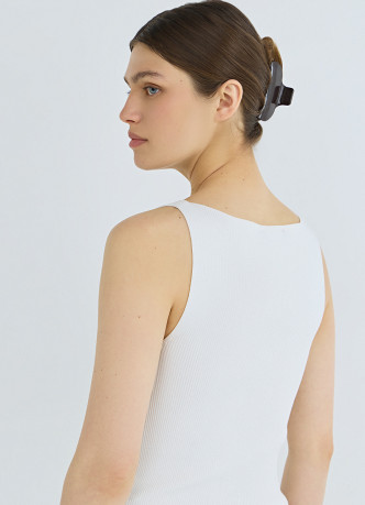 Майка в рубчик