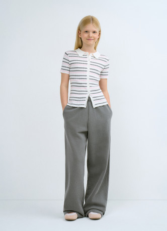 Джемпер с коротким рукавом для девочек