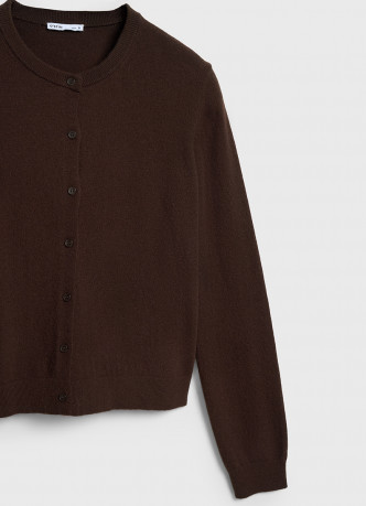 Укороченный кардиган на пуговицах