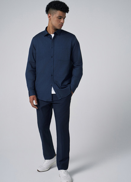 Рубашка из хлопка Oxford 31058420299 Синий, размер 58, 60,44, 46,54, 56,48, фото 2