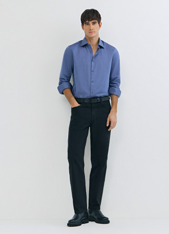 Рубашка из структурной ткани