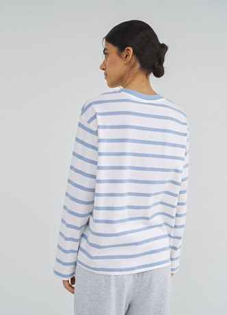 Лонгслив в полоску
