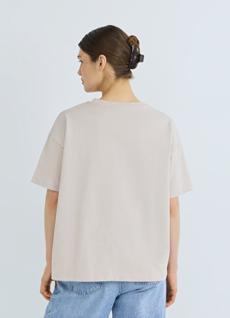 Футболка оверсайз из плотного хлопка