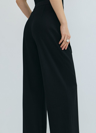 Трикотажные прямые брюки