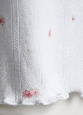 Майка пижамная из трикотажа пуантель