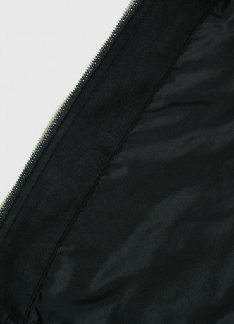 Бомбер из искусственной замши