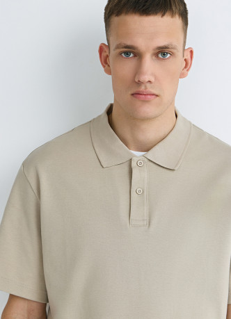 Поло с имитацией второго слоя