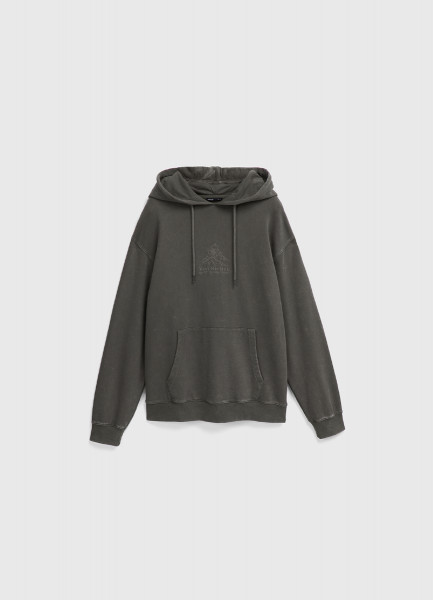 Худи с эффектом стирки 31048100299 Коричневый, размер 50, 52,44, 46, фото 6