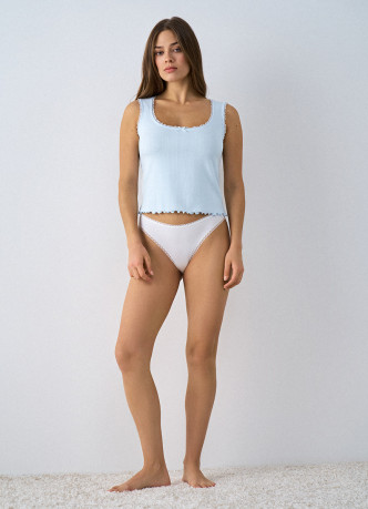 Классические трусы-брифы с кружевом, 3 шт.