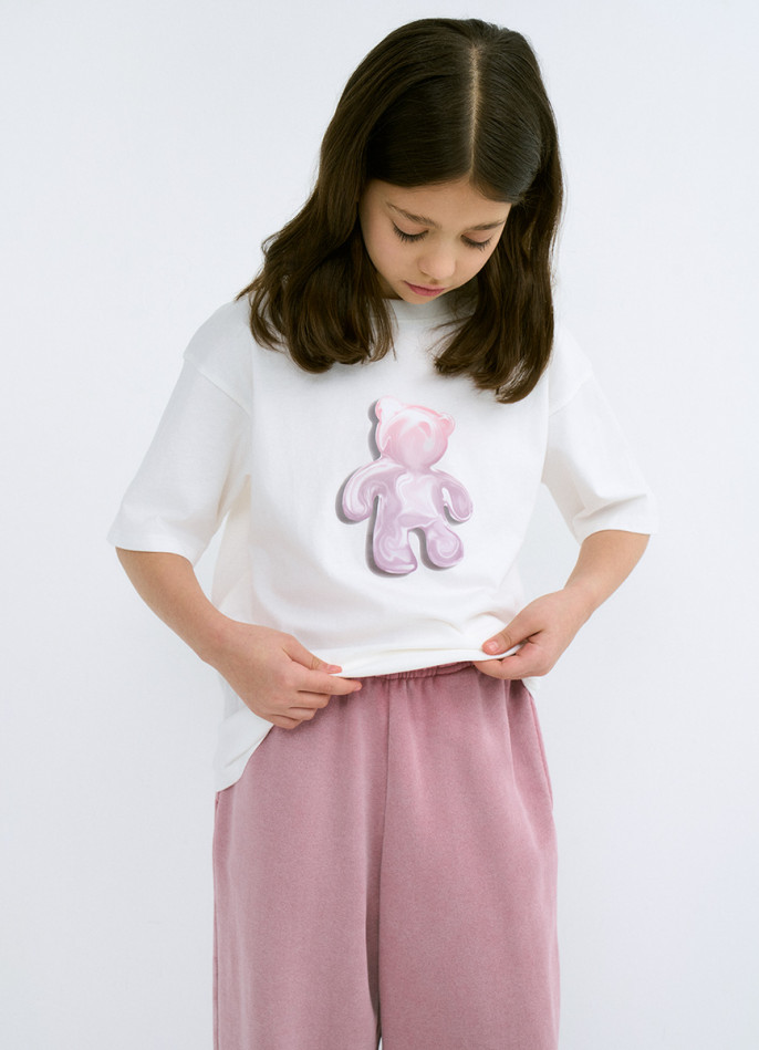 Футболка с принтом для девочек