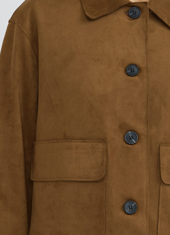 Куртка из искусственной замши