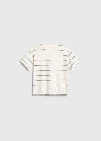 Футболка в полоску для мальчиков, Серый