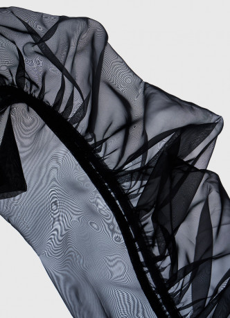 Бомбер из органзы для девочек