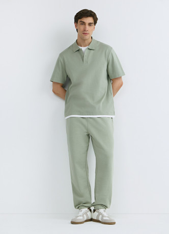 Поло с имитацией второго слоя