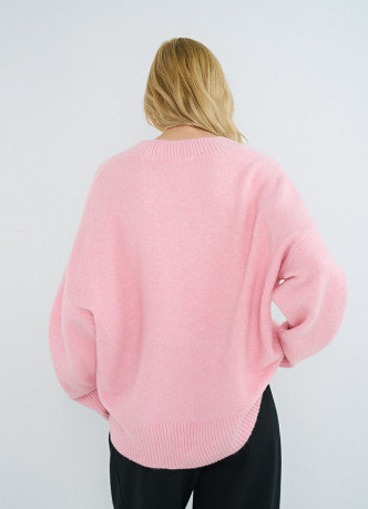 Джемпер из мягкой пряжи с шерстью