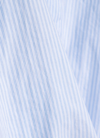 Асимметричная рубашка из хлопка