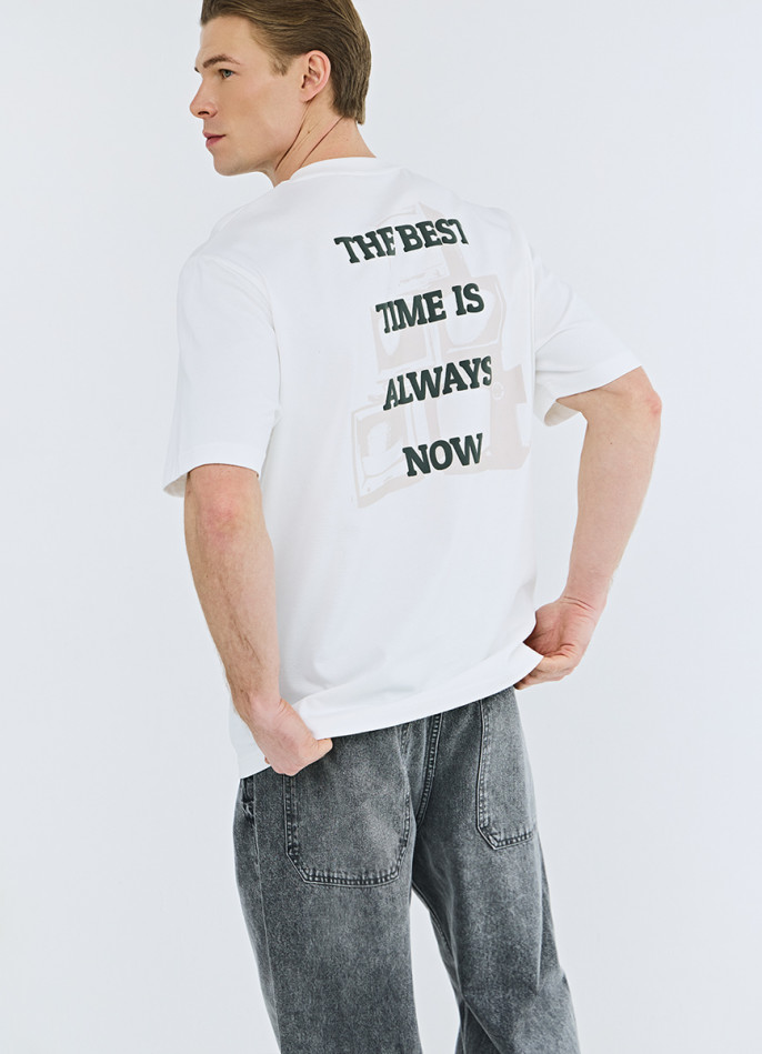 Футболка с принтом