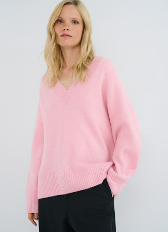 Джемпер из мягкой пряжи с шерстью