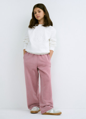 Свитшот с объёмным принтом для девочек