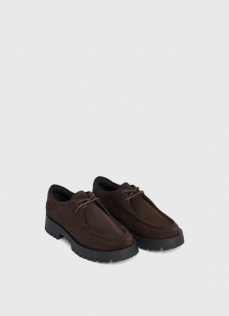 Лоферы из натуральной замши