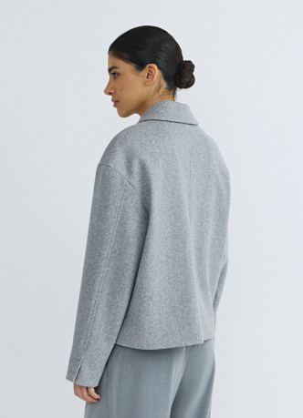 Куртка из пальтовой ткани