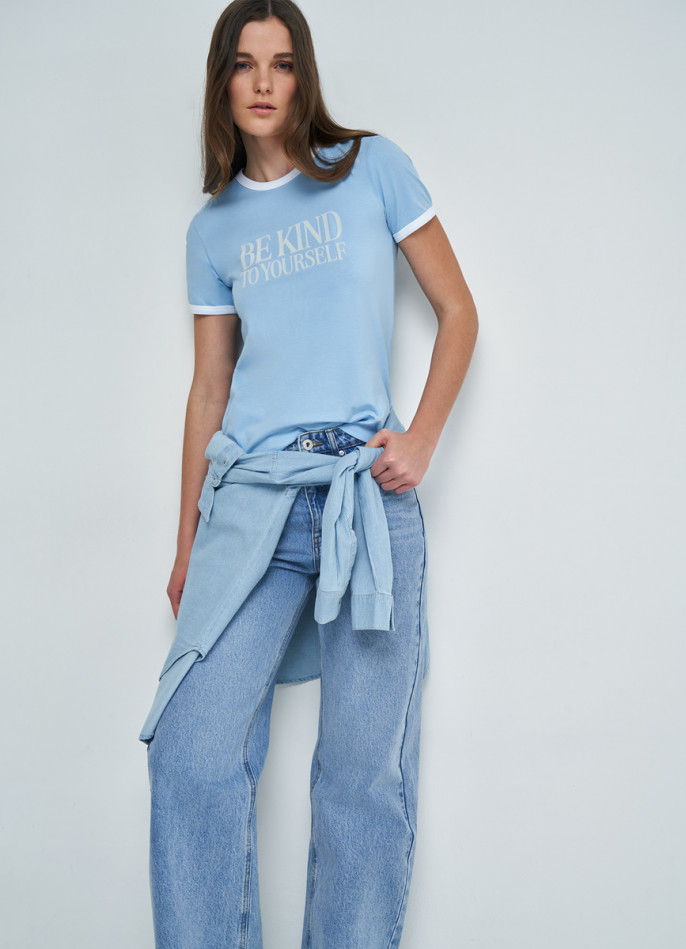 Футболка с принтом