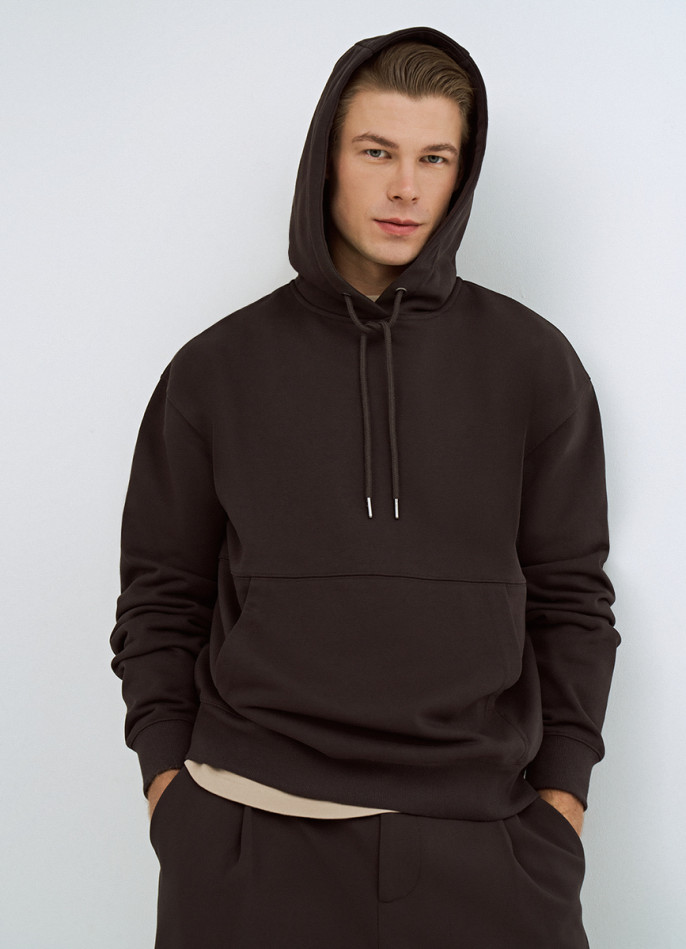 Базовое худи с карманом-кенгуру