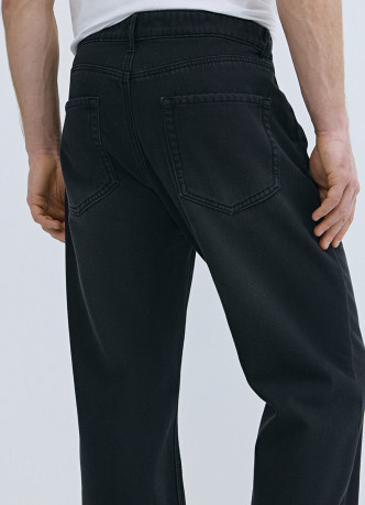 Утеплённые прямые джинсы