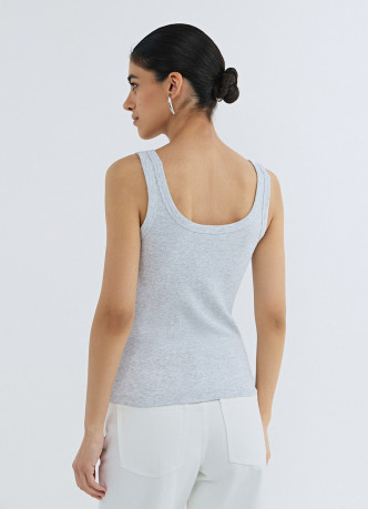 Базовая майка в рубчик