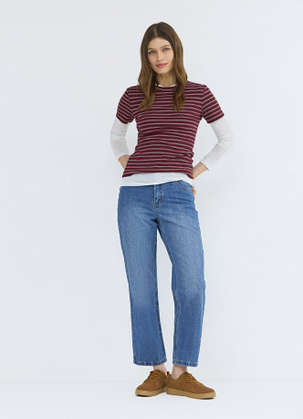 Футболка в рубчик