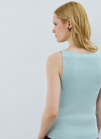 Майка в рубчик