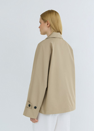 Укороченная куртка-тренч