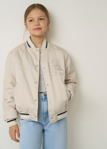 

Куртка утеплённая для девочек, Бежевый