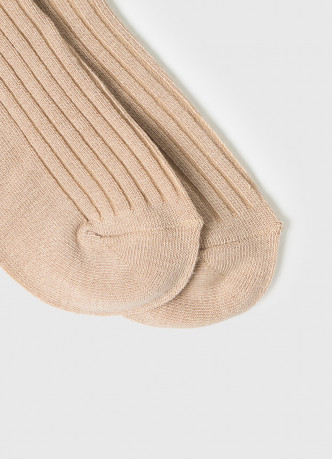 Короткие носки в рубчик