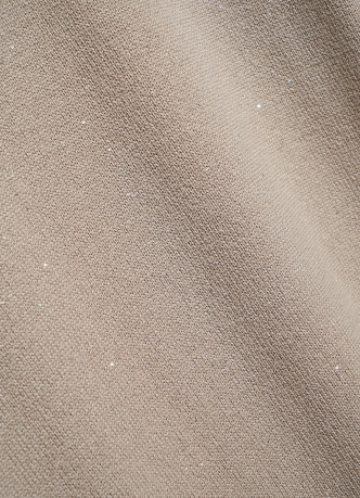 Вязаное платье с пайетками