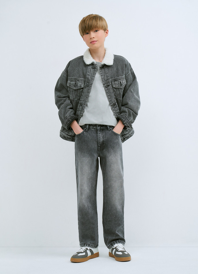Утеплённые джинсы для мальчиков