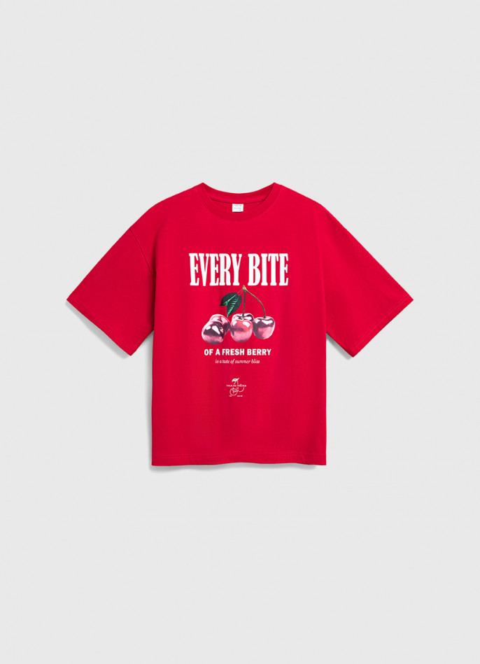 Футболка с принтом для девочек