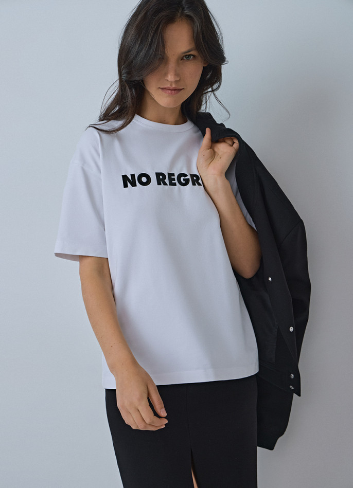 Футболка с принтом