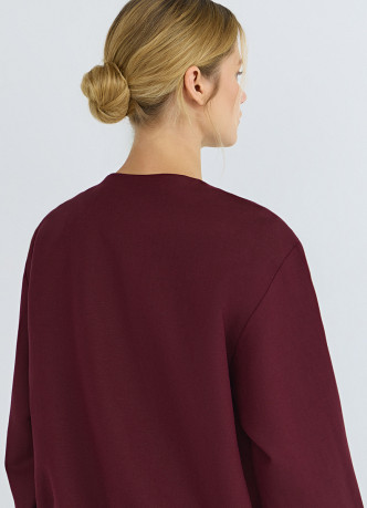 Льняной бомбер на молнии