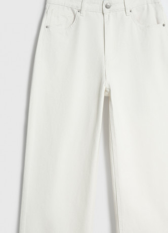 Джинсы Wide leg с высокой посадкой