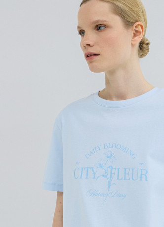 Футболка с принтом