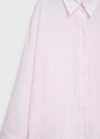 Полупрозрачная блузка с длинным рукавом