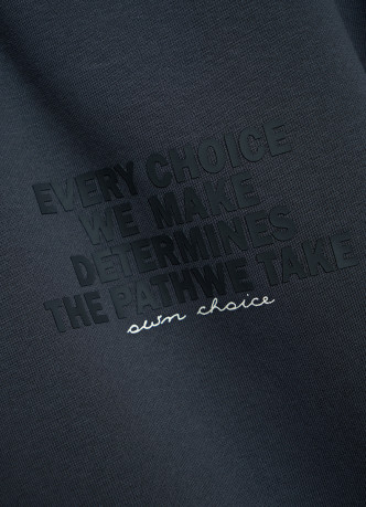 Базовый свитшот с принтом