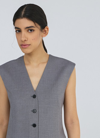 Удлинённый жилет