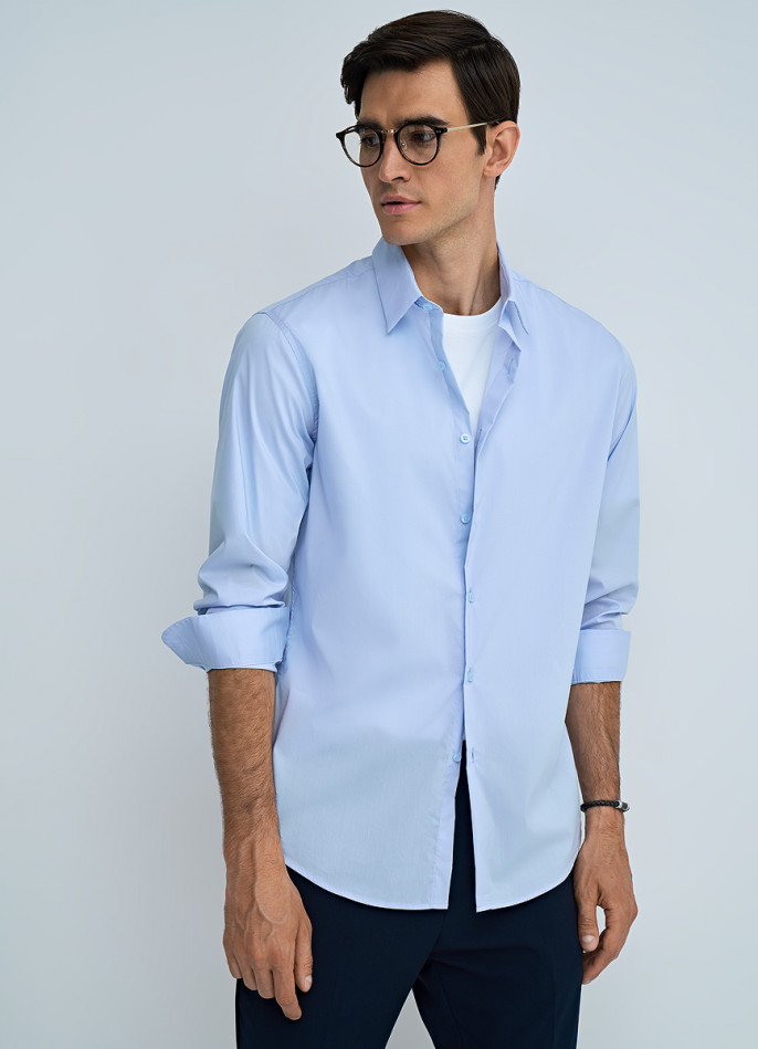 Рубашка slim fit (MS6741O02-61) купить за 799 руб. в интернет-магазине ...