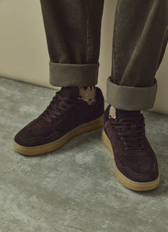 Кеды из натуральной замши