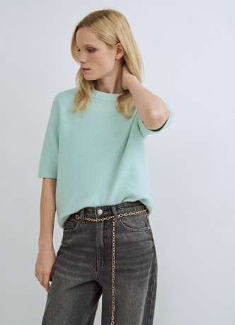 Джемпер с коротким рукавом