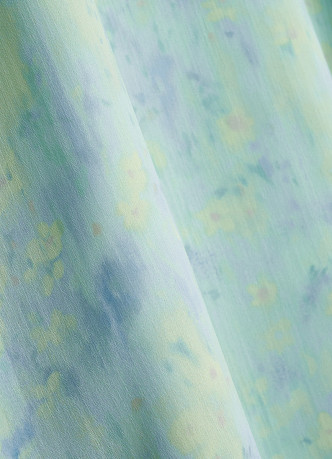 Принтованное платье из шифона