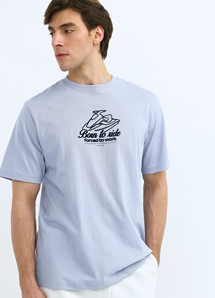 Футболка с принтом